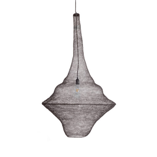 GloboStar® GLOBOSTAR® KENTUCKY 01878 Vintage Κρεμαστό Φωτιστικό Οροφής με Ντουί 1 x E27 AC 220-240V IP20 - Καφέ - Μ80 x Π80 x Υ140cm