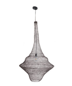 GLOBOSTAR® KENTUCKY 01878 Vintage Κρεμαστό Φωτιστικό Οροφής με Ντουί 1 x E27 AC 220-240V IP20 - Καφέ - Μ80 x Π80 x Υ140cm 14 01878 4