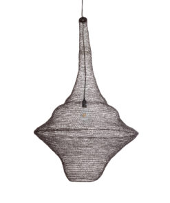 GLOBOSTAR® KENTUCKY 01878 Vintage Κρεμαστό Φωτιστικό Οροφής με Ντουί 1 x E27 AC 220-240V IP20 - Καφέ - Μ80 x Π80 x Υ140cm 16 01878 6