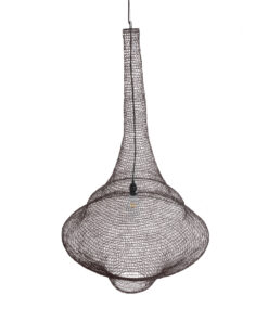 GLOBOSTAR® KENTUCKY 01878 Vintage Κρεμαστό Φωτιστικό Οροφής με Ντουί 1 x E27 AC 220-240V IP20 - Καφέ - Μ80 x Π80 x Υ140cm 17 01878 7