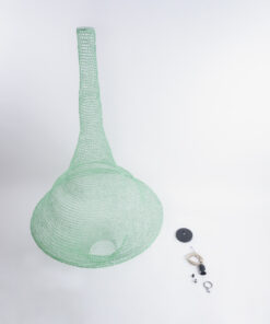 GLOBOSTAR® KENTUCKY 01879 Vintage Κρεμαστό Φωτιστικό Οροφής με Ντουί 1 x E27 AC 220-240V IP20 - Τιρκουάζ - Μ80 x Π80 x Υ140cm 21 01879 11