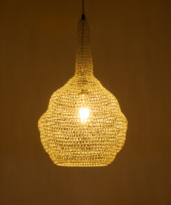 Alternative view of GLOBOSTAR® KENTUCKY 01880 Vintage Κρεμαστό Φωτιστικό Οροφής με Ντουί 1 x E27 AC 220-240V IP20 - Μπεζ - Μ30 x Π30 x Υ50cm