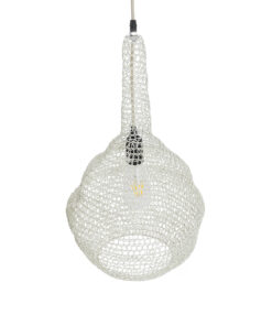 GLOBOSTAR® KENTUCKY 01880 Vintage Κρεμαστό Φωτιστικό Οροφής με Ντουί 1 x E27 AC 220-240V IP20 - Μπεζ - Μ30 x Π30 x Υ50cm 17 01880 7