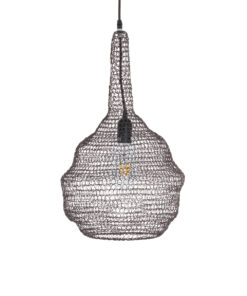 GLOBOSTAR® KENTUCKY 01881 Vintage Κρεμαστό Φωτιστικό Οροφής με Ντουί 1 x E27 AC 220-240V IP20 - Καφέ - Μ30 x Π30 x Υ50cm 15 01881 5