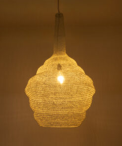 Alternative view of GLOBOSTAR® KENTUCKY 01883 Vintage Κρεμαστό Φωτιστικό Οροφής με Ντουί 1 x E27 AC 220-240V IP20 - Λευκό - Μ60 x Π60 x Υ90cm