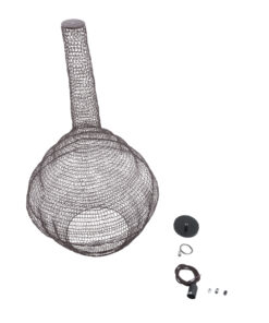 GLOBOSTAR® KENTUCKY 01884 Vintage Κρεμαστό Φωτιστικό Οροφής με Ντουί 1 x E27 AC 220-240V IP20 - Καφέ - Μ60 x Π60 x Υ90cm 21 01884 11