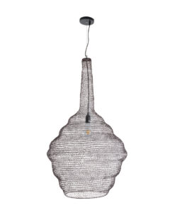 GLOBOSTAR® KENTUCKY 01884 Vintage Κρεμαστό Φωτιστικό Οροφής με Ντουί 1 x E27 AC 220-240V IP20 - Καφέ - Μ60 x Π60 x Υ90cm 14 01884 4