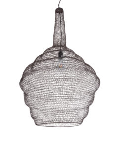 GLOBOSTAR® KENTUCKY 01884 Vintage Κρεμαστό Φωτιστικό Οροφής με Ντουί 1 x E27 AC 220-240V IP20 - Καφέ - Μ60 x Π60 x Υ90cm 16 01884 6