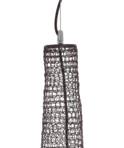 GLOBOSTAR® KENTUCKY 01884 Vintage Κρεμαστό Φωτιστικό Οροφής με Ντουί 1 x E27 AC 220-240V IP20 - Καφέ - Μ60 x Π60 x Υ90cm 18 01884 8