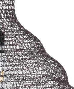 GLOBOSTAR® KENTUCKY 01884 Vintage Κρεμαστό Φωτιστικό Οροφής με Ντουί 1 x E27 AC 220-240V IP20 - Καφέ - Μ60 x Π60 x Υ90cm 19 01884 9