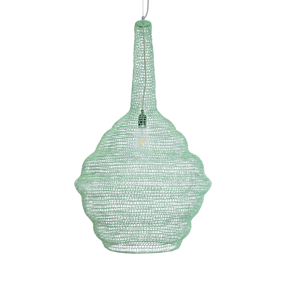 GLOBOSTAR® KENTUCKY 01885 Vintage Κρεμαστό Φωτιστικό Οροφής με Ντουί 1 x E27 AC 220-240V IP20 - Τιρκουάζ - Μ60 x Π60 x Υ90cm 6 GLOBOSTAR® KENTUCKY 01885 Vintage Κρεμαστό Φωτιστικό Οροφής με Ντουί 1 x E27 AC 220-240V IP20 - Τιρκουάζ - Μ60 x Π60 x Υ90cm - Image 4