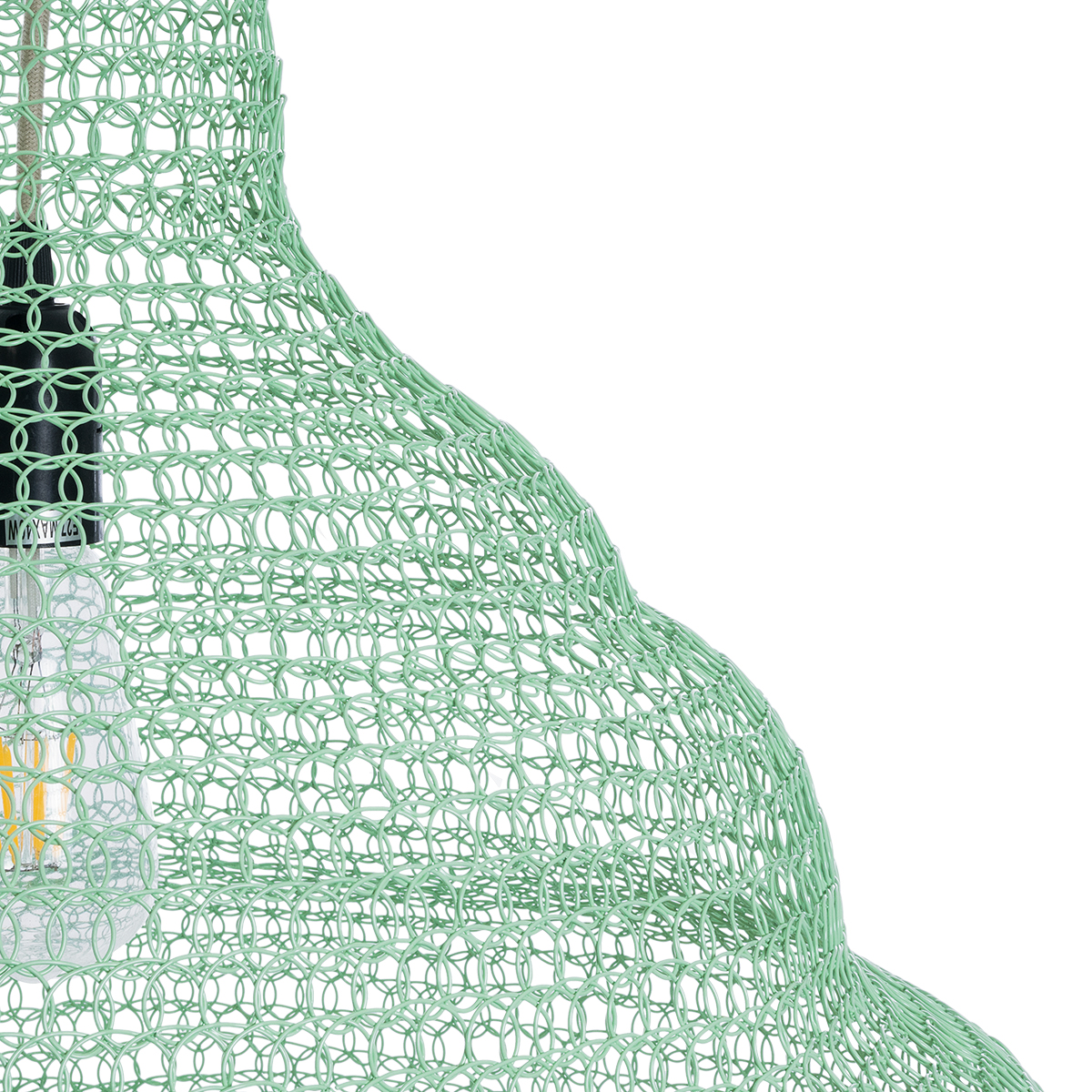 GLOBOSTAR® KENTUCKY 01885 Vintage Κρεμαστό Φωτιστικό Οροφής με Ντουί 1 x E27 AC 220-240V IP20 - Τιρκουάζ - Μ60 x Π60 x Υ90cm 10 GLOBOSTAR® KENTUCKY 01885 Vintage Κρεμαστό Φωτιστικό Οροφής με Ντουί 1 x E27 AC 220-240V IP20 - Τιρκουάζ - Μ60 x Π60 x Υ90cm - Image 8