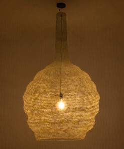 Alternative view of GLOBOSTAR® KENTUCKY 01886 Vintage Κρεμαστό Φωτιστικό Οροφής με Ντουί 1 x E27 AC 220-240V IP20 - Λευκό - Μ90 x Π90 x Υ150cm