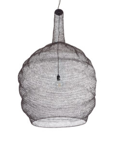 GLOBOSTAR® KENTUCKY 01887 Vintage Κρεμαστό Φωτιστικό Οροφής με Ντουί 1 x E27 AC 220-240V IP20 - Καφέ - Μ90 x Π90 x Υ150cm 16 01887 6