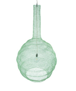 GLOBOSTAR® KENTUCKY 01888 Vintage Κρεμαστό Φωτιστικό Οροφής με Ντουί 1 x E27 AC 220-240V IP20 - Τιρκουάζ - Μ90 x Π90 x Υ150cm 17 01888 7