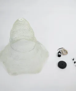 GLOBOSTAR® KENTUCKY 01892 Vintage Κρεμαστό Φωτιστικό Οροφής με Ντουί 1 x E27 AC 220-240V IP20 - Λευκό - Μ60 x Π60 x Υ52cm 20 01892 10