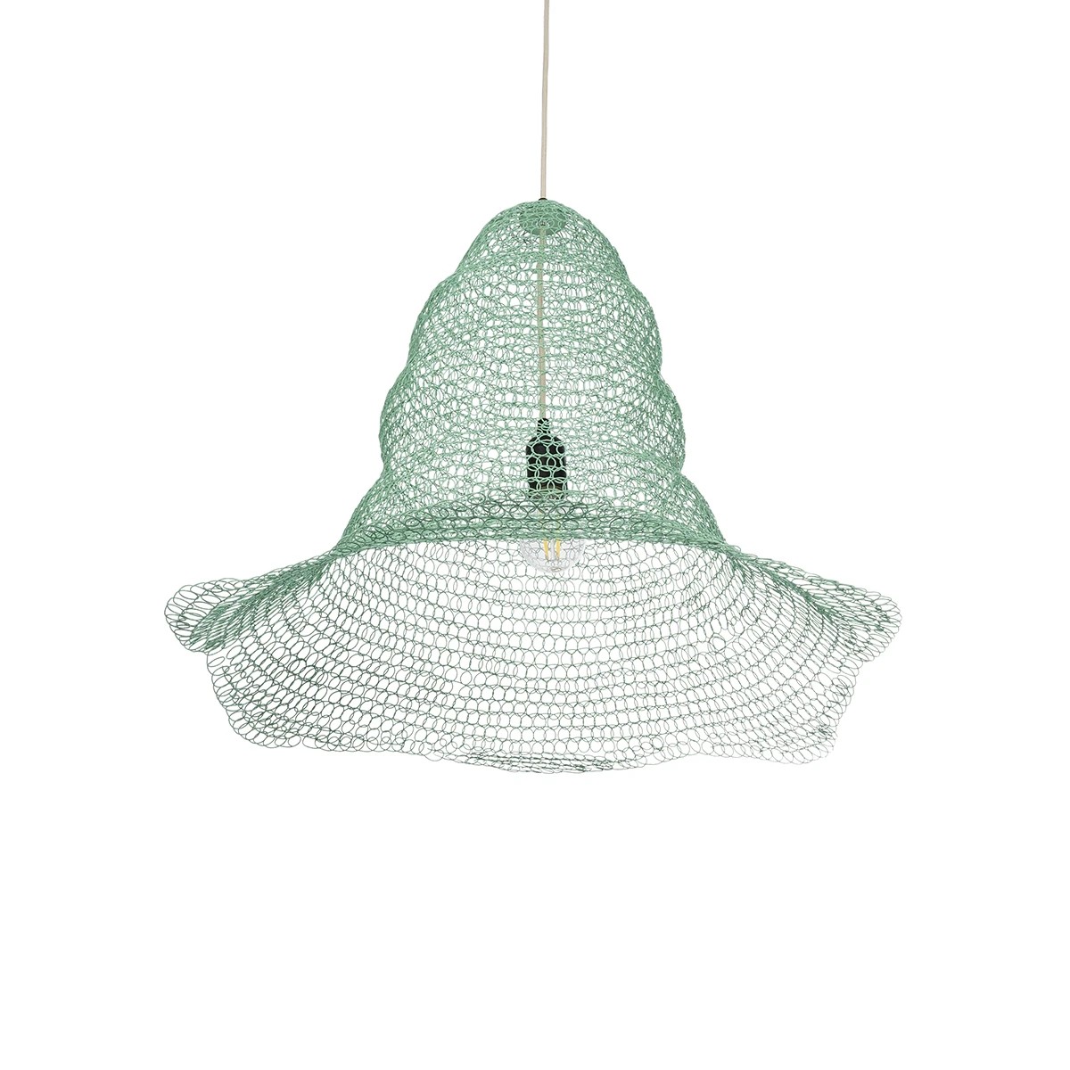 GLOBOSTAR® KENTUCKY 01894 Vintage Κρεμαστό Φωτιστικό Οροφής με Ντουί 1 x E27 AC 220-240V IP20 - Τιρκουάζ - Μ60 x Π60 x Υ52cm 6 GLOBOSTAR® KENTUCKY 01894 Vintage Κρεμαστό Φωτιστικό Οροφής με Ντουί 1 x E27 AC 220-240V IP20 - Τιρκουάζ - Μ60 x Π60 x Υ52cm - Image 5