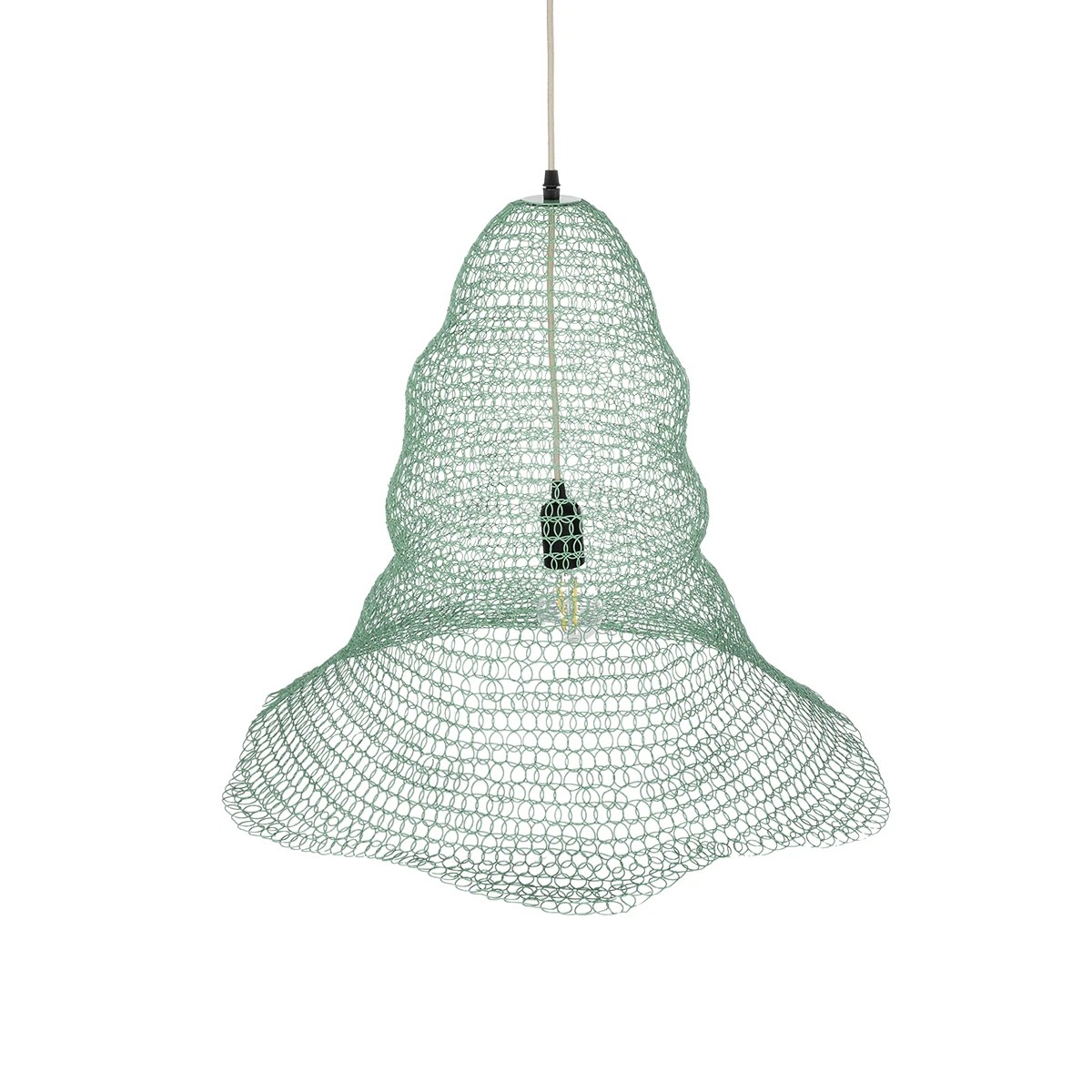 GLOBOSTAR® KENTUCKY 01894 Vintage Κρεμαστό Φωτιστικό Οροφής με Ντουί 1 x E27 AC 220-240V IP20 - Τιρκουάζ - Μ60 x Π60 x Υ52cm 7 GLOBOSTAR® KENTUCKY 01894 Vintage Κρεμαστό Φωτιστικό Οροφής με Ντουί 1 x E27 AC 220-240V IP20 - Τιρκουάζ - Μ60 x Π60 x Υ52cm - Image 6