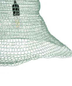 GLOBOSTAR® KENTUCKY 01894 Vintage Κρεμαστό Φωτιστικό Οροφής με Ντουί 1 x E27 AC 220-240V IP20 - Τιρκουάζ - Μ60 x Π60 x Υ52cm 18 01894 8