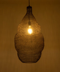 Alternative view of GLOBOSTAR® KENTUCKY 01896 Vintage Κρεμαστό Φωτιστικό Οροφής με Ντουί 1 x E27 AC 220-240V IP20 - Καφέ - Μ40 x Π40 x Υ70cm