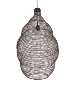 GLOBOSTAR® KENTUCKY 01896 Vintage Κρεμαστό Φωτιστικό Οροφής με Ντουί 1 x E27 AC 220-240V IP20 - Καφέ - Μ40 x Π40 x Υ70cm 16 01896 6