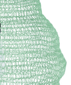 GLOBOSTAR® KENTUCKY 01900 Vintage Κρεμαστό Φωτιστικό Οροφής με Ντουί 1 x E27 AC 220-240V IP20 - Τιρκουάζ - Μ40 x Π40 x Y60cm 17 01900 8