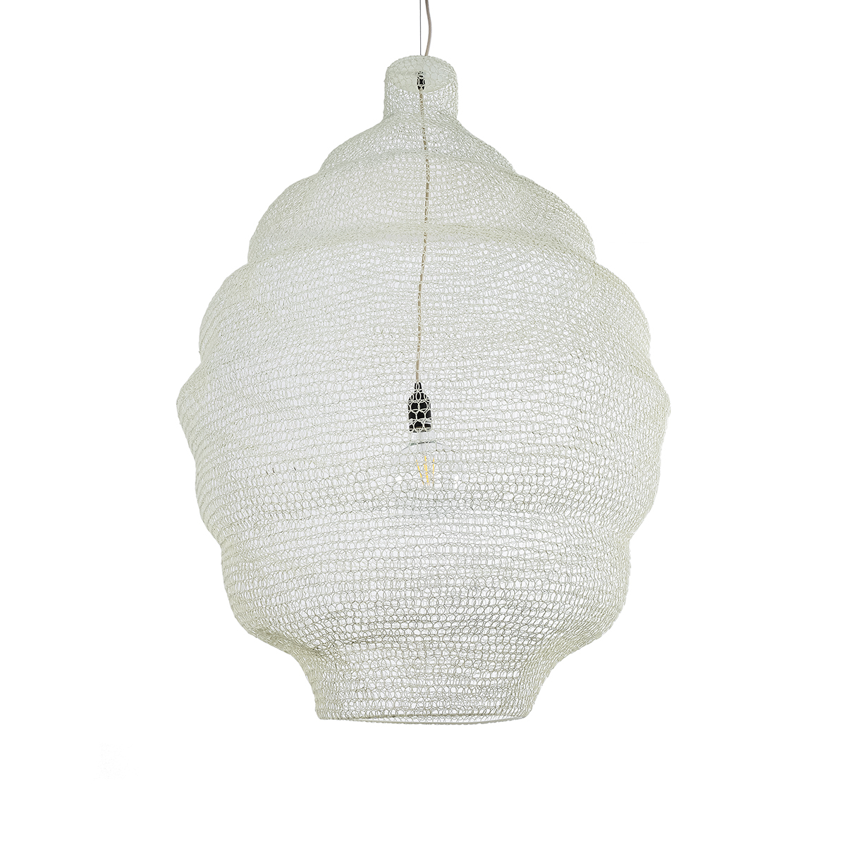 GLOBOSTAR® KENTUCKY 01901 Vintage Κρεμαστό Φωτιστικό Οροφής με Ντουί 1 x E27 AC 220-240V IP20 - Λευκό - Μ80 x Π80 x Y110cm 3 GloboStar® GLOBOSTAR® KENTUCKY 01901 Vintage Κρεμαστό Φωτιστικό Οροφής με Ντουί 1 x E27 AC 220-240V IP20 - Λευκό - Μ80 x Π80 x Y110cm