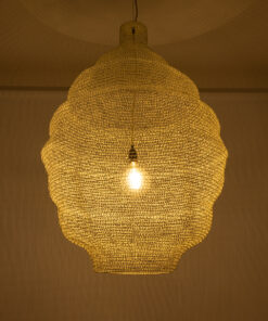 Alternative view of GLOBOSTAR® KENTUCKY 01901 Vintage Κρεμαστό Φωτιστικό Οροφής με Ντουί 1 x E27 AC 220-240V IP20 - Λευκό - Μ80 x Π80 x Y110cm