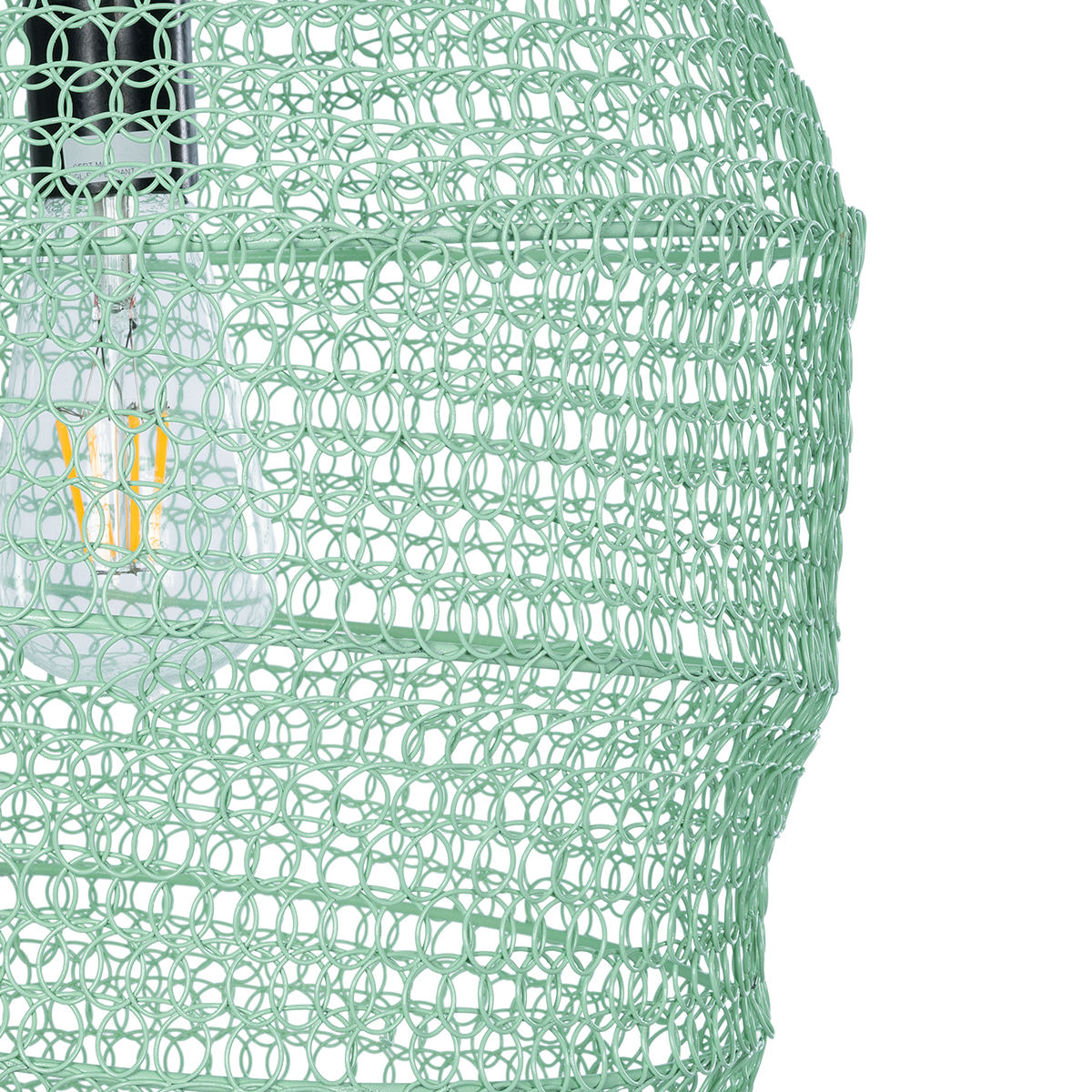 GLOBOSTAR® KENTUCKY 01909 Vintage Κρεμαστό Φωτιστικό Οροφής με Ντουί 1 x E27 AC 220-240V IP20 - Τιρκουάζ - Μ30 x Π30 x Y105cm 9 GLOBOSTAR® KENTUCKY 01909 Vintage Κρεμαστό Φωτιστικό Οροφής με Ντουί 1 x E27 AC 220-240V IP20 - Τιρκουάζ - Μ30 x Π30 x Y105cm - Image 7