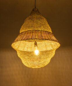 Alternative view of GLOBOSTAR® KENTUCKY 01911 Vintage Κρεμαστό Φωτιστικό Οροφής με Ντουί 1 x E27 AC 220-240V IP20 - Μπεζ - Μ60 x Π60 x Υ80cm