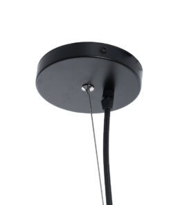 GLOBOSTAR® KENTUCKY 01912 Vintage Κρεμαστό Φωτιστικό Οροφής με Ντουί 1 x E27 AC 220-240V IP20 - Μαύρο - Μ60 x Π60 x Υ70cm 21 01912 10