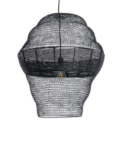 GLOBOSTAR® KENTUCKY 01912 Vintage Κρεμαστό Φωτιστικό Οροφής με Ντουί 1 x E27 AC 220-240V IP20 - Μαύρο - Μ60 x Π60 x Υ70cm 16 01912 5