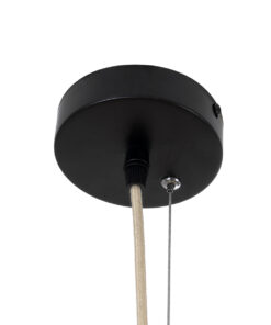 GLOBOSTAR® ARCHIPELAGO 01913 Boho Κρεμαστό Φωτιστικό Οροφής με Ντουί 1 x E27 AC 220-240V IP20 - Μπεζ - Μ80 x Π80 x Υ100cm 19 01913 10