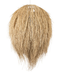 GLOBOSTAR® ARCHIPELAGO 01913 Boho Κρεμαστό Φωτιστικό Οροφής με Ντουί 1 x E27 AC 220-240V IP20 - Μπεζ - Μ80 x Π80 x Υ100cm 15 01913 6