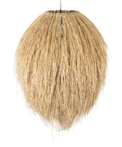 GLOBOSTAR® ARCHIPELAGO 01913 Boho Κρεμαστό Φωτιστικό Οροφής με Ντουί 1 x E27 AC 220-240V IP20 - Μπεζ - Μ80 x Π80 x Υ100cm 16 01913 7