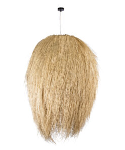 GLOBOSTAR® ARCHIPELAGO 01914 Boho Κρεμαστό Φωτιστικό Οροφής με Ντουί 1 x E27 AC 220-240V IP20 - Μπεζ - Μ120 x Π120 x Υ140cm 13 01914 4