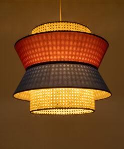 Alternative view of GLOBOSTAR® SAIGE 01919 Boho Κρεμαστό Φωτιστικό Οροφής με Ντουί 1 x E27 AC 220-240V IP20 - Πολύχρωμο - Μ50 x Π50 x Υ43cm