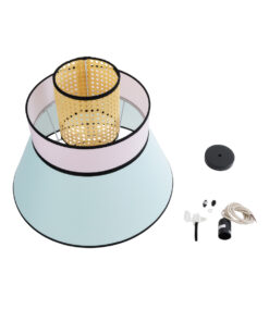 GLOBOSTAR® SAIGE 01920 Boho Κρεμαστό Φωτιστικό Οροφής με Ντουί 1 x E27 AC 220-240V IP20 - Πολύχρωμο - Μ50 x Π50 x Υ54cm 19 01920 10