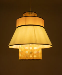 GLOBOSTAR® SAIGE 01920 Boho Κρεμαστό Φωτιστικό Οροφής με Ντουί 1 x E27 AC 220-240V IP20 - Πολύχρωμο - Μ50 x Π50 x Υ54cm 12 01920 3