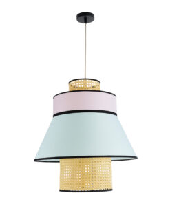 GLOBOSTAR® SAIGE 01920 Boho Κρεμαστό Φωτιστικό Οροφής με Ντουί 1 x E27 AC 220-240V IP20 - Πολύχρωμο - Μ50 x Π50 x Υ54cm 13 01920 4