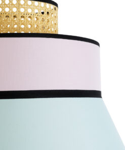 GLOBOSTAR® SAIGE 01920 Boho Κρεμαστό Φωτιστικό Οροφής με Ντουί 1 x E27 AC 220-240V IP20 - Πολύχρωμο - Μ50 x Π50 x Υ54cm 17 01920 8