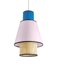 GloboStar® GLOBOSTAR® SAIGE 01921 Boho Κρεμαστό Φωτιστικό Οροφής με Ντουί 1 x E27 AC 220-240V IP20 - Πολύχρωμο - Μ30 x Π30 x Υ48cm