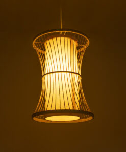 Alternative view of GLOBOSTAR® HIBISCUS 01932 Boho Κρεμαστό Φωτιστικό Οροφής με Ντουί 1 x E27 AC 220-240V IP20 - Μπεζ - Μ30 x Π30 x Υ40cm