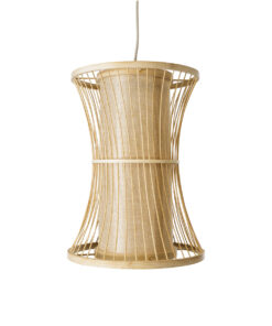 GLOBOSTAR® HIBISCUS 01932 Boho Κρεμαστό Φωτιστικό Οροφής με Ντουί 1 x E27 AC 220-240V IP20 - Μπεζ - Μ30 x Π30 x Υ40cm 15 01932 5