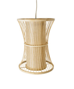 GLOBOSTAR® HIBISCUS 01932 Boho Κρεμαστό Φωτιστικό Οροφής με Ντουί 1 x E27 AC 220-240V IP20 - Μπεζ - Μ30 x Π30 x Υ40cm 17 01932 7