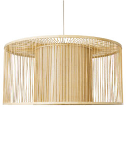 GLOBOSTAR® HIBISCUS 01936 Boho Κρεμαστό Φωτιστικό Οροφής με Ντουί 1 x E27 AC 220-240V IP20 - Μπεζ - Μ80 x Π80 x Υ38cm 16 01936 4