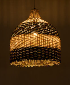 Alternative view of GLOBOSTAR® BARBADOS 01944 Boho Κρεμαστό Φωτιστικό Οροφής με Ντουί 1 x E27 AC 220-240V IP20 - Μπεζ & Χακί - Μ40 x Π40 x Υ45cm