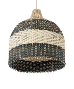 GLOBOSTAR® BARBADOS 01944 Boho Κρεμαστό Φωτιστικό Οροφής με Ντουί 1 x E27 AC 220-240V IP20 - Μπεζ & Χακί - Μ40 x Π40 x Υ45cm 16 01944 6