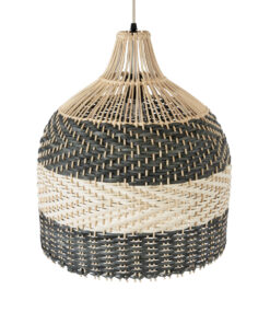 GLOBOSTAR® BARBADOS 01944 Boho Κρεμαστό Φωτιστικό Οροφής με Ντουί 1 x E27 AC 220-240V IP20 - Μπεζ & Χακί - Μ40 x Π40 x Υ45cm 17 01944 7