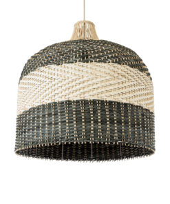 GloboStar® GLOBOSTAR® BARBADOS 01945 Boho Κρεμαστό Φωτιστικό Οροφής με Ντουί 1 x E27 AC 220-240V IP20 - Μπεζ & Λαδί - Μ60 x Π60 x Υ60cm